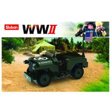 Sluban WW2 Jeep US Army M38-70210