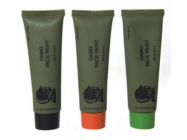 Smink tubes, 3 kleuren op een blister 