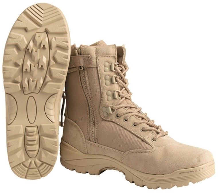Sniper Boot met rits Mil-Tec khaki