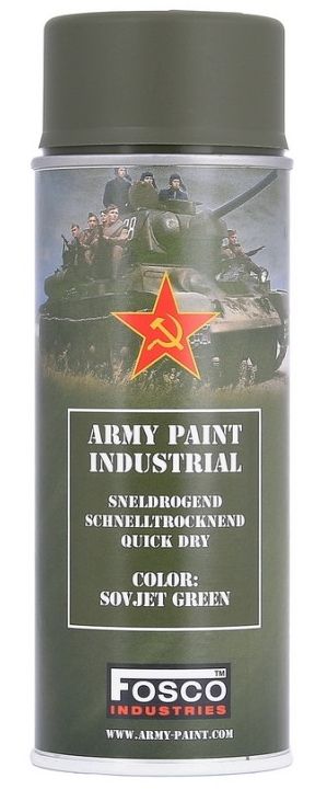 Verf spuitbus 400 ml. groen, Sovjet Green
