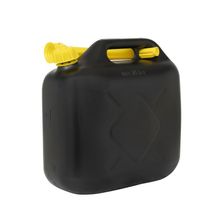 Jerrycan met tuit 10 liter zwart