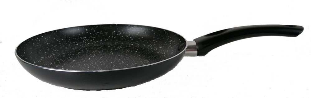 Aluminium koekenpan 24 cm marmer