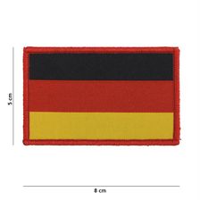 Embleem stof fijn geweven vlag Duitsland