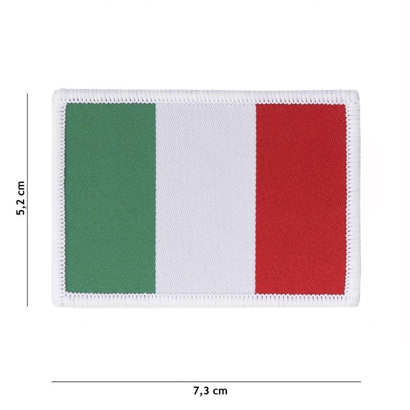 Embleem stof fijn geweven vlag Italië