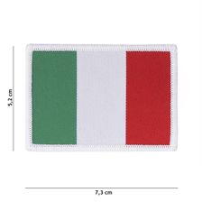 Embleem stof fijn geweven vlag Italië