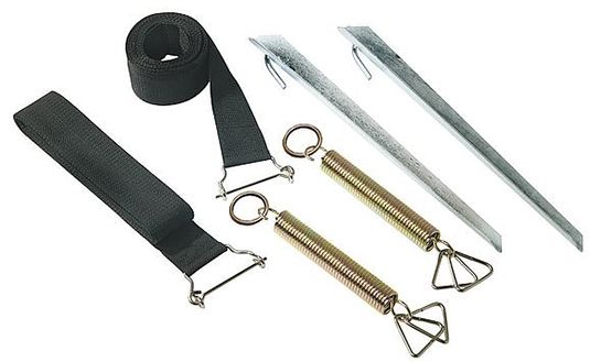 Stormband met draad gesp 3.5 meter set 2 stuks 