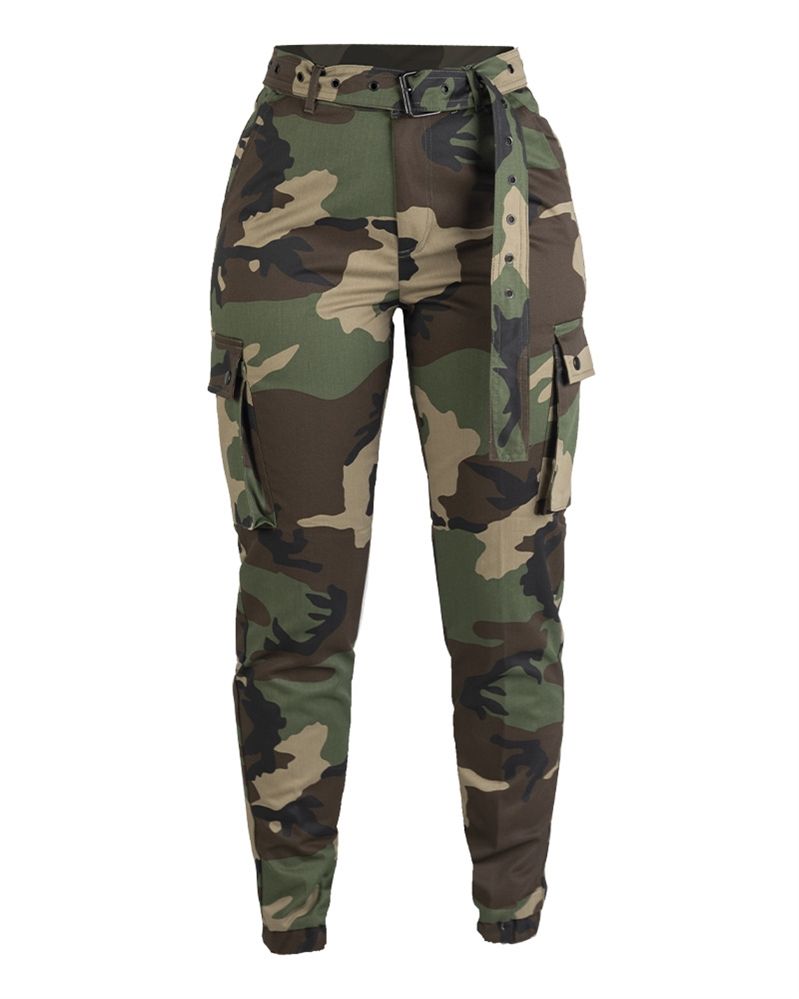 Dames Combat broek Woodland