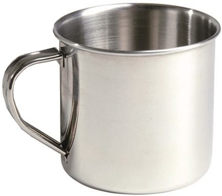 RVS mok met oor 300 ml