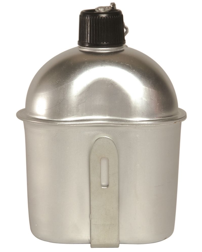 Veldfles aluminium met mok USA model