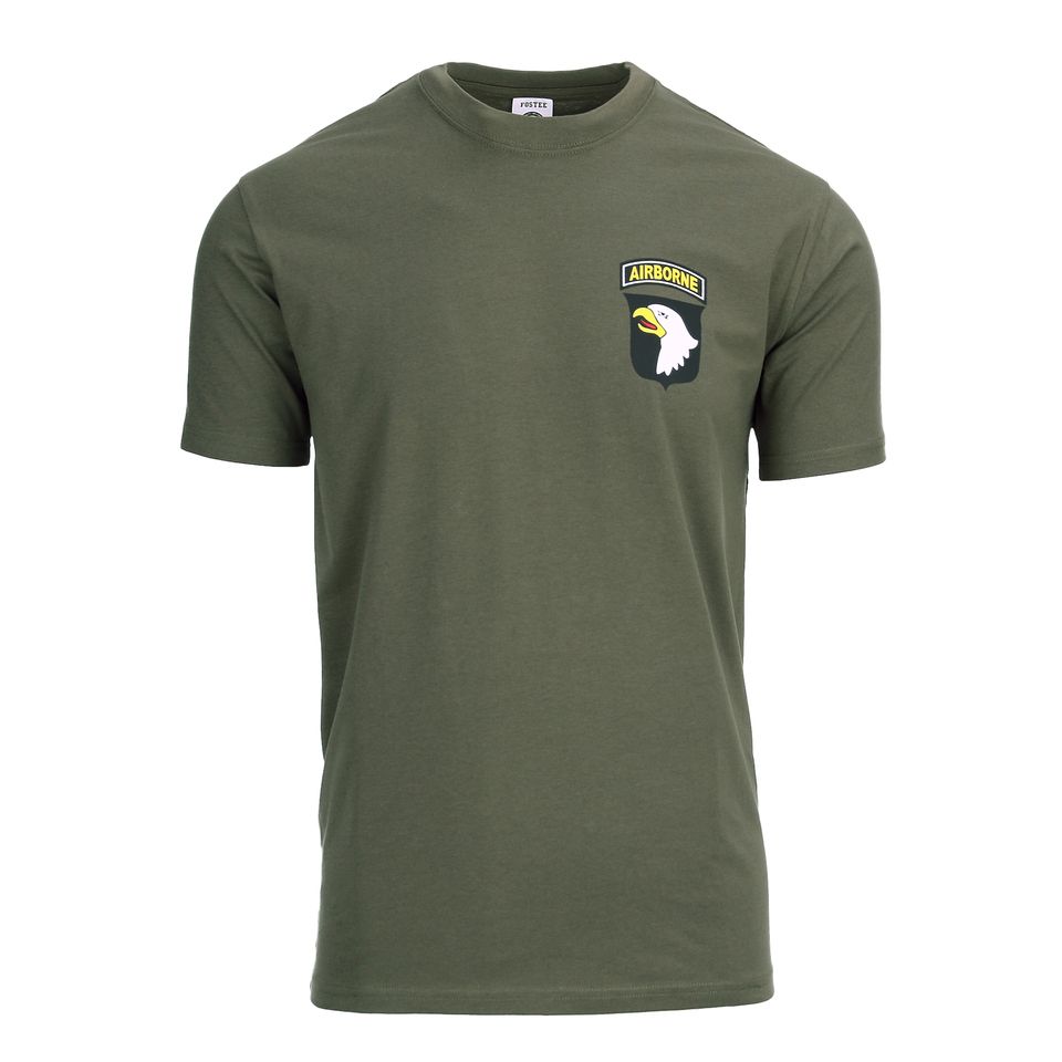 T-shirt 101st Airborne groen