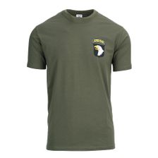 T-shirt 101st Airborne groen