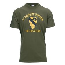 T-shirt 1st Cavalry Division groen