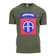 T-shirt 82nd Airborne big logo groen