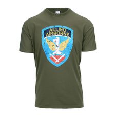 T-shirt Allied Airborne groen