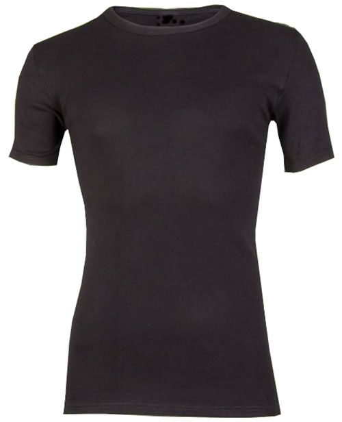 T-shirt Boru bamboe zwart