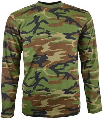 T-Shirt lange mouw Fostex Woodland