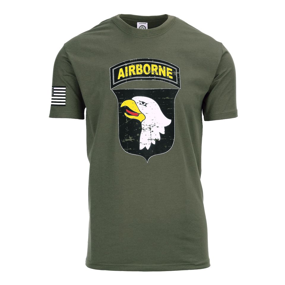 T-Shirt USA 101st Airborne groen