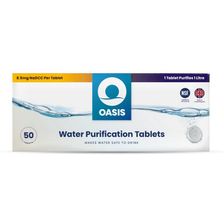 Water zuiverings tabletten Oasis 50 stuks