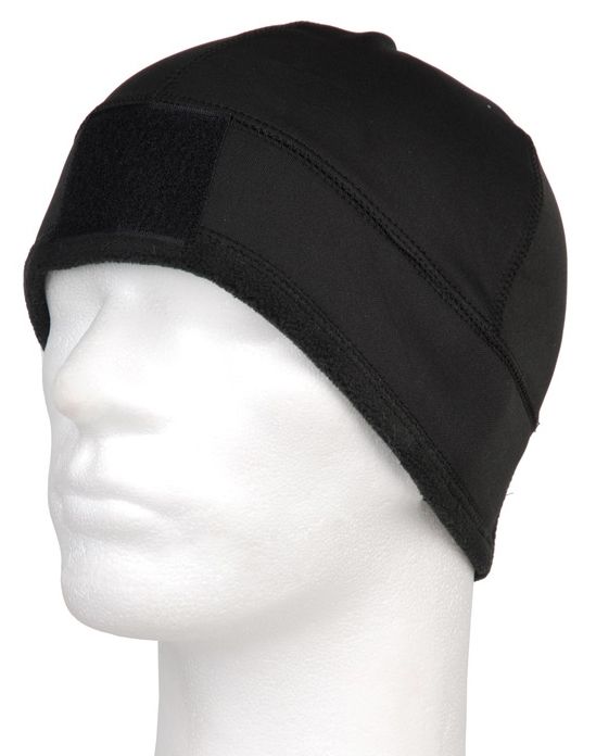 Tactical fleece cap Warrior zwart 