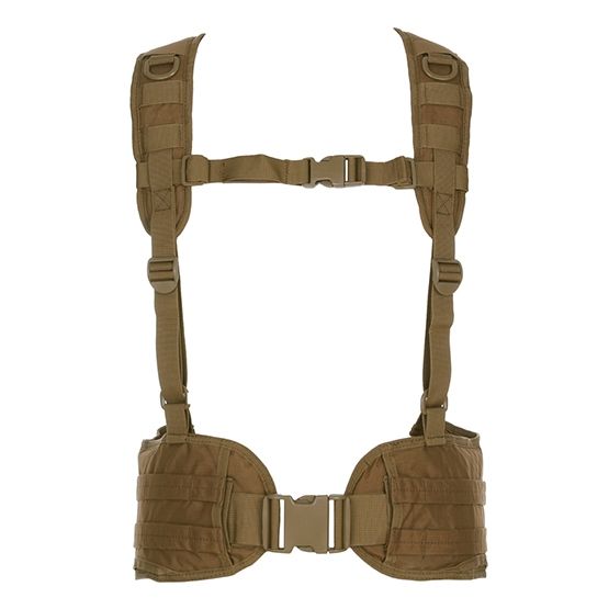 Tactical riem met harnas coyote 