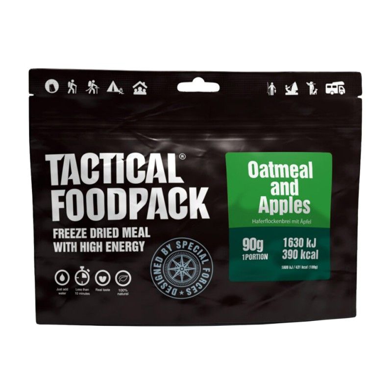 Tactical Foodpack havermout en Appels 90g