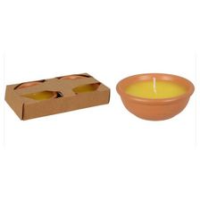 Citronella in terracotta schaaltje