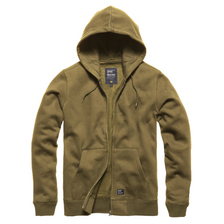 Hoodie met rits Redstone taupe