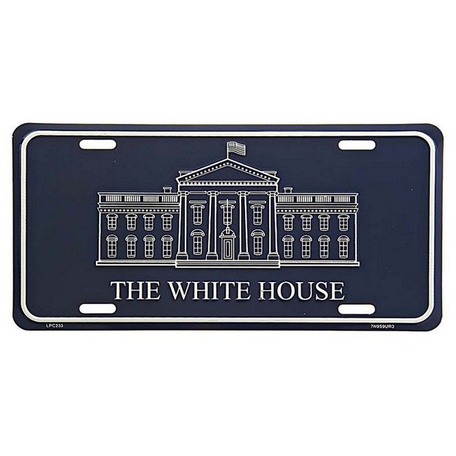 Nummerplaat Whitehouse