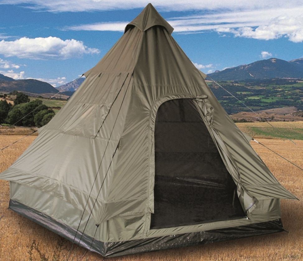 Tipi tent groen 4 persoons