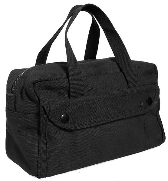 Tooltas canvas 5 liter zwart