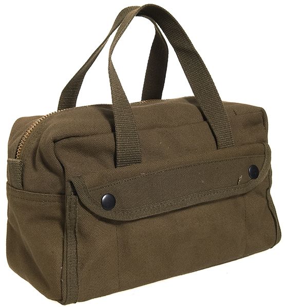 Tooltas canvas 5 liter groen