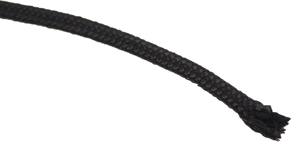 Touw 5 mm per meter zwart