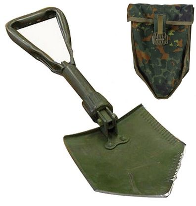 Trifold gebruikt met Duitse camo canvas hoes