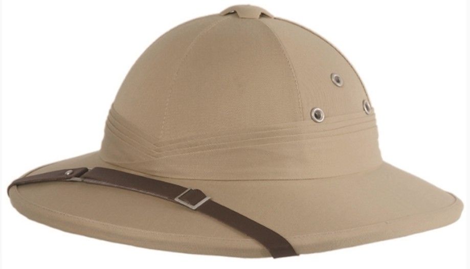 Tropenhelm nieuw model khaki
