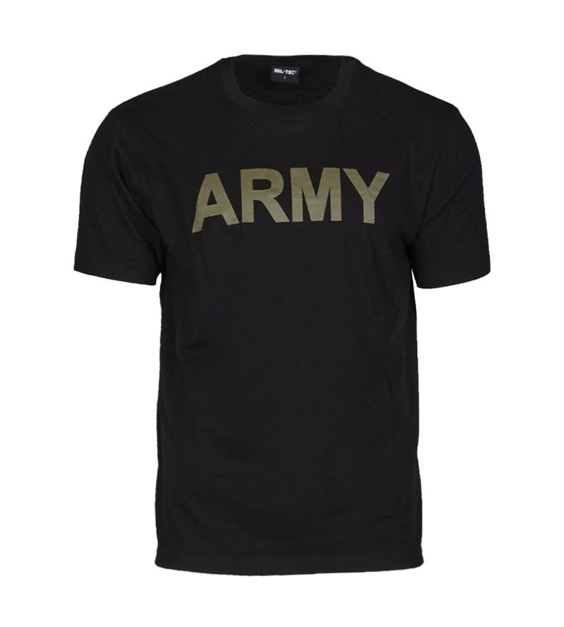 T-Shirt ARMY zwart
