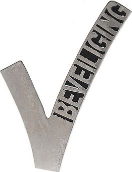 Beveiliging V-tje prikpin