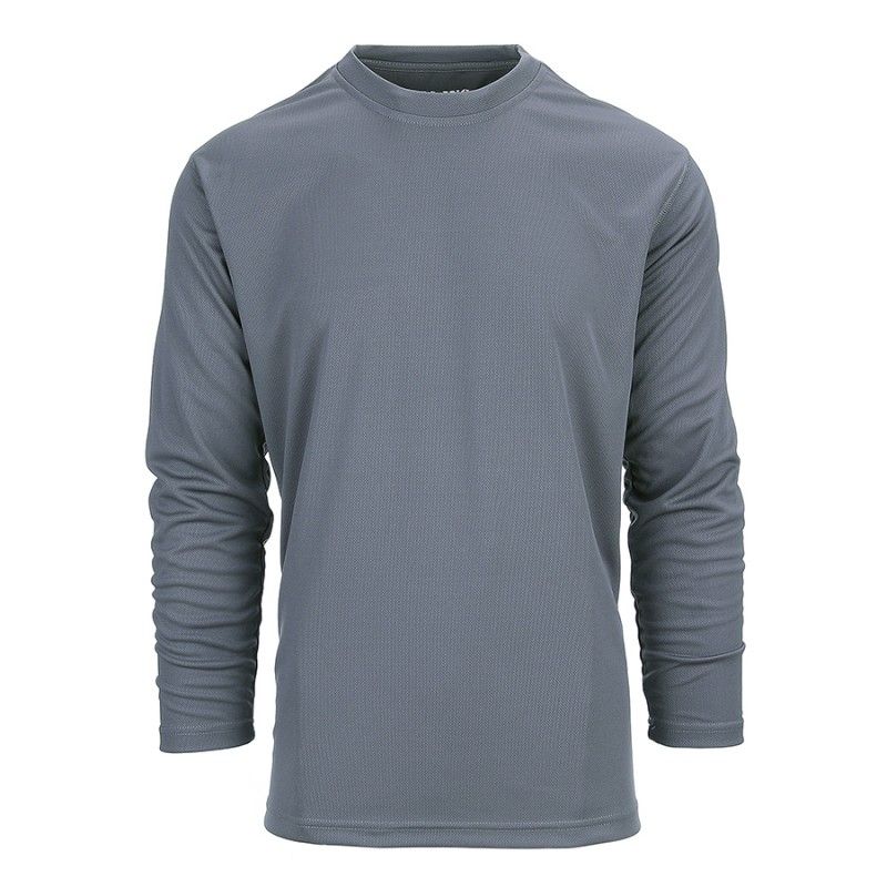 Tactical T-shirt Quickdry lange mouw Wolf Grey