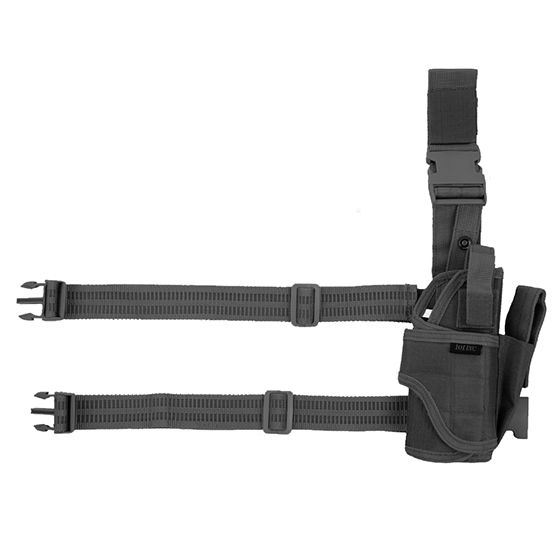 Been holster universeel zwart