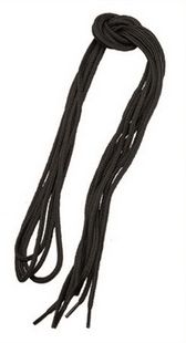 Veters katoen Mil-Tec zwart 180 cm