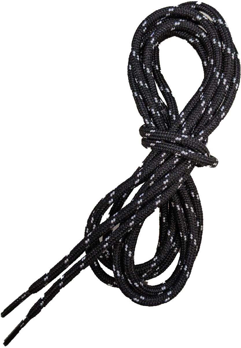 Veters Grisport zwart/wit 120 cm 