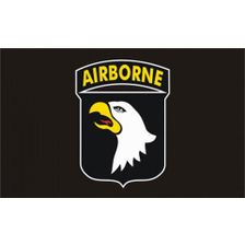 Vlag 101st Airborne Division zwart nr 52