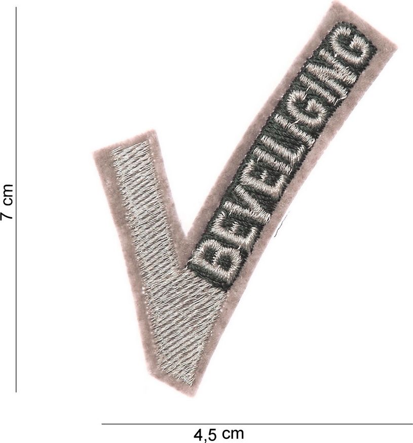 Beveiliging V-tje stof 