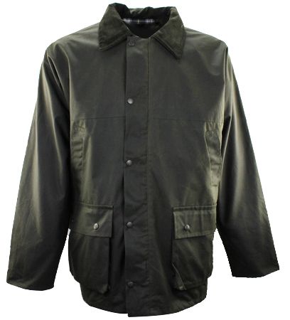 Waxjas met wildzak groen