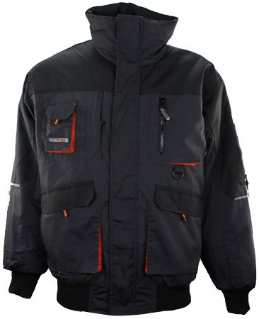 Werkjas Terratrend 4629 grijs/oranje