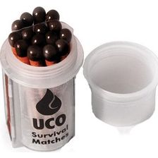 UCO wind en waterproof lucifers in waterdicht boxje, 15 stuks