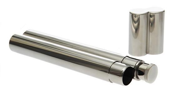 Zakfles sigaar koker