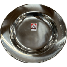 Bord 20.5 cm Zebra RVS