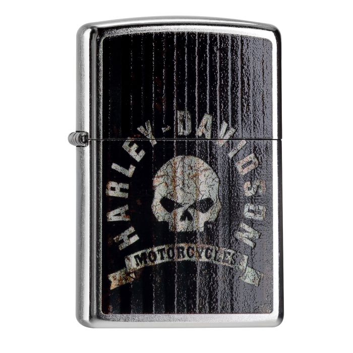 Zippo Harley-Davidson Metal Skull