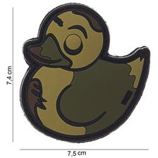 Embleem 3D PVC Zombie Duck multi